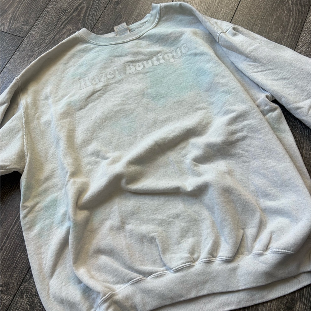 Hazel Boutique Women's White Sweatshirt - Picture 2 of 2